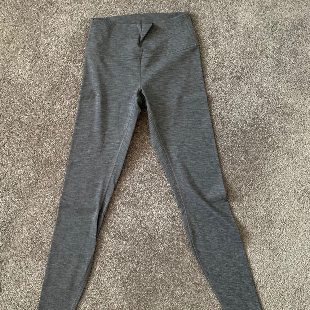 Lululemon Wunder Under 28” Leggings Heathered Black NWOT